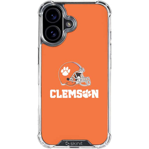 Clemson University Football iPhone 16 Clear Case